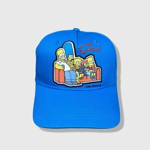 Universal Studios The Simpsons Baseball Hat Mens OSFM Blue Cartoon Couch Graphic